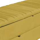 Calçadeira Recamier Baú Sapateira Casal Queen 160cm Ayla Velu