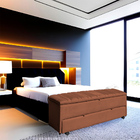 Calçadeira Recamier Baú Sapateira Casal Queen 160cm Ayla Velu