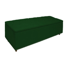 Calçadeira Recamier Baú Solteiro 90cm Diana Suede Verde - Ds