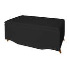 Calçadeira Recamier Baú Solteiro 90cm Greta Suede Preto - Ds