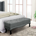 Calçadeira Recamier Casal 1 40m Vicenza Veludo - Pallazio - C