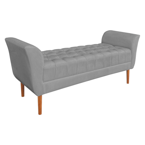 Calçadeira Recamier Casal 1 50m Londres Veludo - Pallazio - G