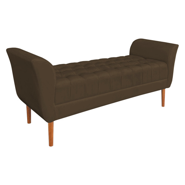 Calçadeira Recamier Casal 1 50m Londres Veludo - Pallazio - M