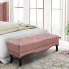 Calçadeira Recamier Casal King 195cm Alba Veludo - Loja Sheep