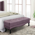 Calçadeira Recamier Casal King 195cm Alba Veludo - Loja Sheep