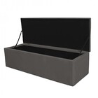 Calçadeira Recamier Estofada Inglaterra 140cm Casal Capitonê