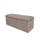 Calçadeira Recamier Estofada Inglaterra 90cm Solteiro Capiton