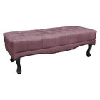 Calçadeira Recamier King 1 95m Vicenza Veludo Uva - Pallazio