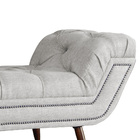 Calçadeira Recamier Sienna Linho Cores - Ds Estofados - King