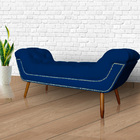 Calçadeira Recamier Sienna Luxo Suede Cores - Ds Estofados -