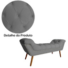 Calçadeira Recamier Sienna Luxo Suede Cores - Ds Estofados -