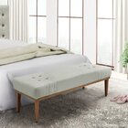 Calçadeira Recamier Solteiro Gênova  Prata