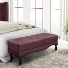 Calçadeira Recamier Solteiro Vicenza  Vinho