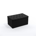 Calçadeira Sagitarius 90 Para Cama De Solteiro Sued Preto Ara