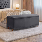 Calçadeira Sapateira Baú Holanda 140cm De Largura Veludo Star