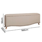 Calçadeira Sapateira Baú Holanda 160cm De Largura Linho Star