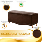 Calçadeira Sapateira Baú Holanda 160cm De Largura Sintético S