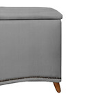 Calçadeira Sapateira Baú Holanda 195cm De Largura Linho Star