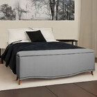 Calçadeira Sapateira Baú Holanda 195cm De Largura Linho Star