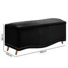 Calçadeira Sapateira Baú Holanda 90cm De Largura Veludo Star