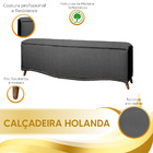Calçadeira Sapateira Baú Holanda Com 90 Cm De Largura Star Co