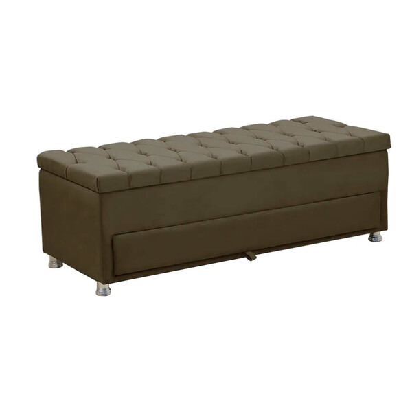 Calçadeira Sapateira Baú Munique 140cm De Largura Veludo Star