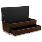 Calçadeira Sapateira Baú Munique 160cm Queen Corano Whisk