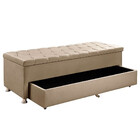 Calçadeira Sapateira Baú Munique 195cm De Largura Veludo Star