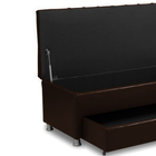 Calçadeira Sapateira Baú Munique 195cm King Corano Tabaco