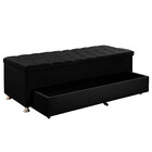 Calçadeira Sapateira Baú Munique Veludo 160cm De Largura Star