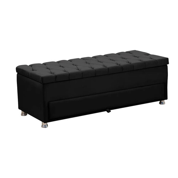 Calçadeira Sapateira Baú Munique Veludo 195cm De Largura Star