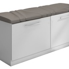 Calçadeira Sapateria New Mille 140 Cm Branco Suede Cinza