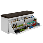 Calçadeira Sapateria New Mille 140 Cm Branco Suede Marrom