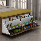 Calçadeira Sapateria New Mille 140 Cm Castanho Suede Amarelo