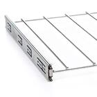 Calceiro Deslizante Cromado Horizontal 7 Varetas Guarda Roupa