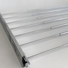 Calceiro Deslizante Cromado Horizontal 7 Varetas Guarda Roupa