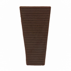 Calço de Porta Chão Encaixe Poliestireno Marrom 1 peça