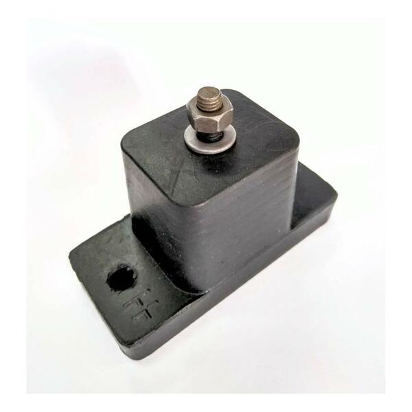 Calço De Borracha Quadrado Com Parafuso Podium Hulter Ht1cbp0