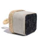 Calço De Porta Artesanal Peso De Porta Quadrado - Com Alça Em