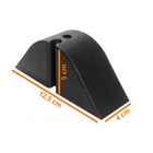 Calço Ondulado Grande 2 Furos Preto Kit 40 Peças