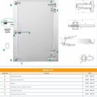 Calço Para Bloco Fechamento De Porta Sobreposta Cinza Fermod