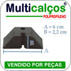 Calço Para Telha Trapézio T 25 2 Furos Kit 75 Peça(s) - Preto