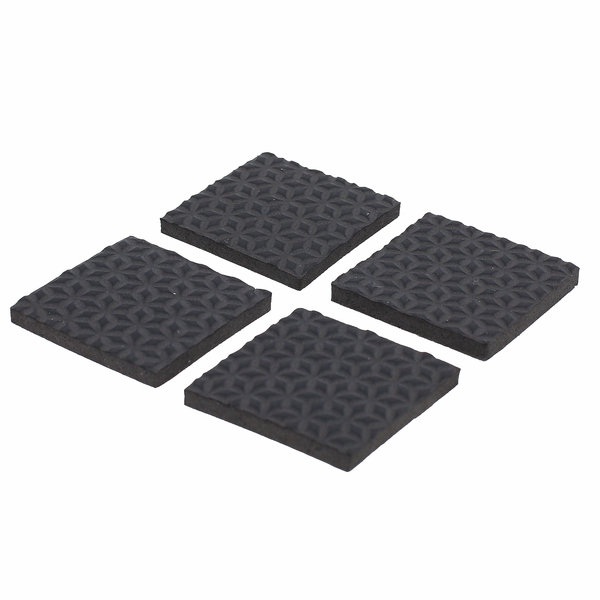 Calço Quadrado Preto 38x38mm Fixtil 4 peças