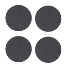 Calço Redondo Preto 38mm Fixtil 4 peças