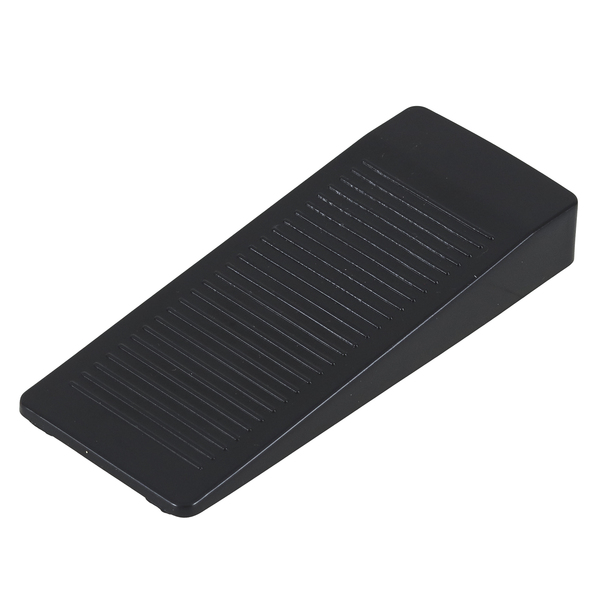 Calço Trava para Porta Piso PVC Preto Inspire