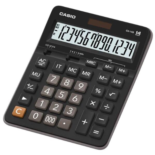 Calculadora Casio Energia Solar Gx-14b - Preta