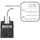 Calculadora Com Bobina 2.0 Linha, Com 2 Cores Impressao Hr-10