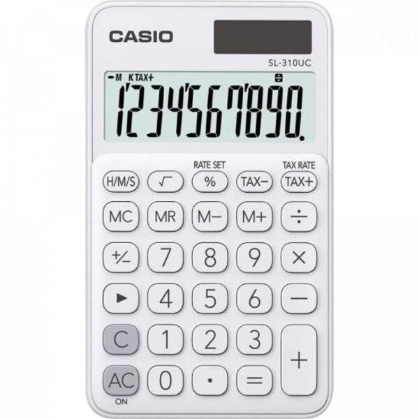 Calculadora De Bolso 10 Digitos Sl310uc Branca Casio