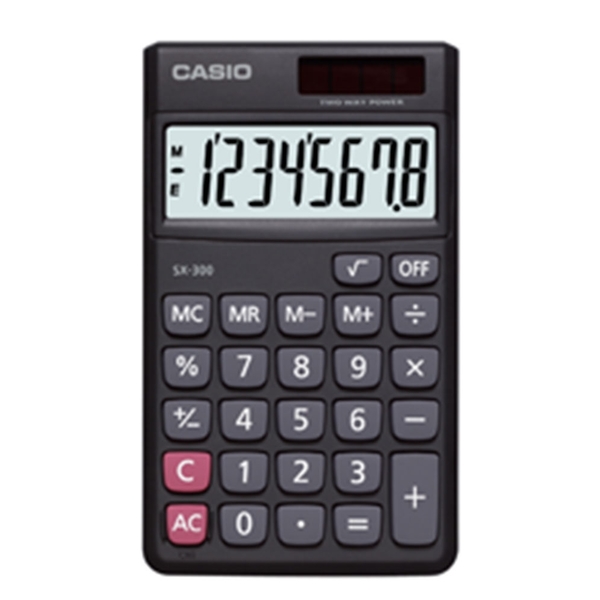 Calculadora De Bolso Com Visor De 8 Dígitos