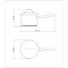 Caldeirão Aço Inox Com Cabo Allegra Prata 33cm Tramontina